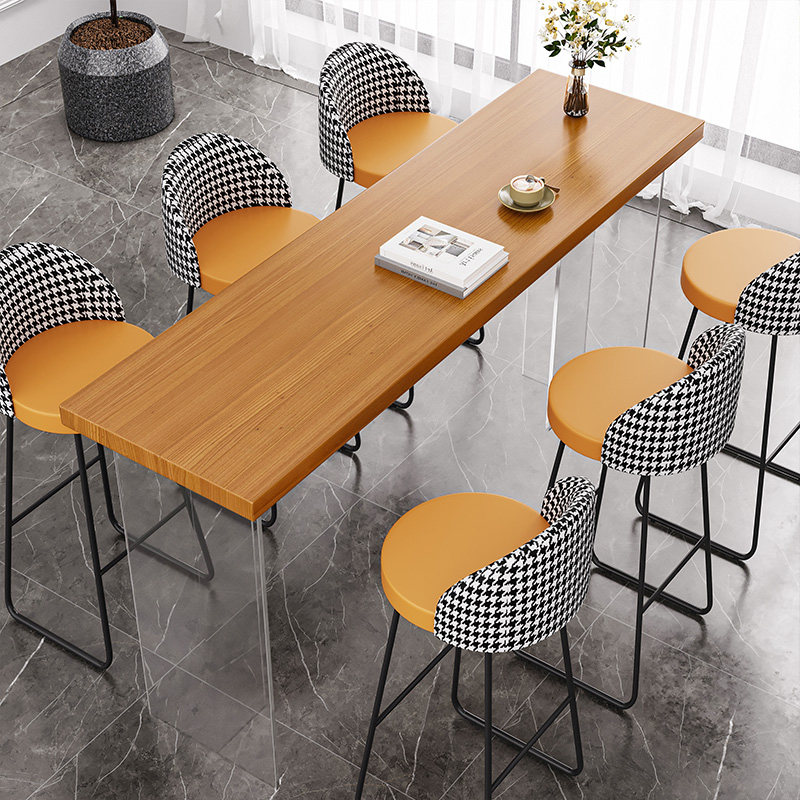 Tables - طاولة بار عصرية من الأكريليك والخشب