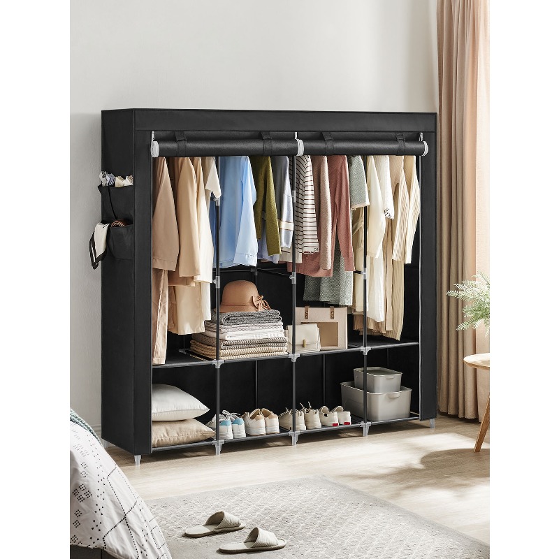 Wardrobe Closet Portable Fabric Cover - خزانة ملابس محمولة، منظم خزانة مع