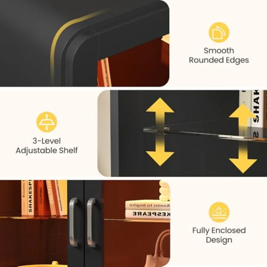 خزانة عرض لغرفة المعيشة بأبواب - مراجعة Storage وسعره