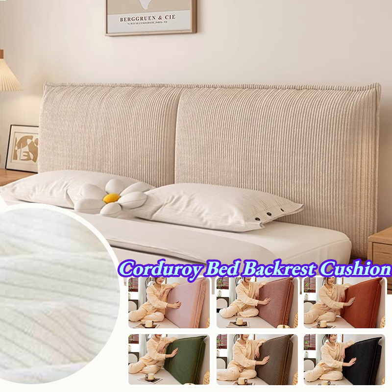 وسادة ظهر للسرير من قماش الكور - مراجعة Headboard Cushion Backrest Tatami وسعره