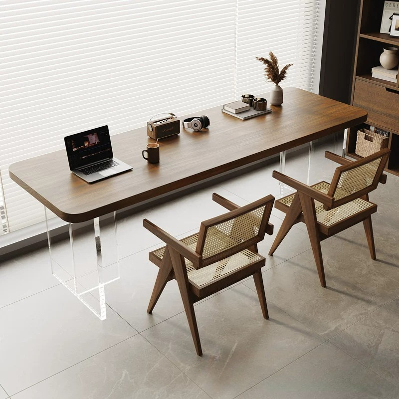 مكتب خشبي عائم من الأكريليك بت - مراجعة Bedroom Furniture وسعره