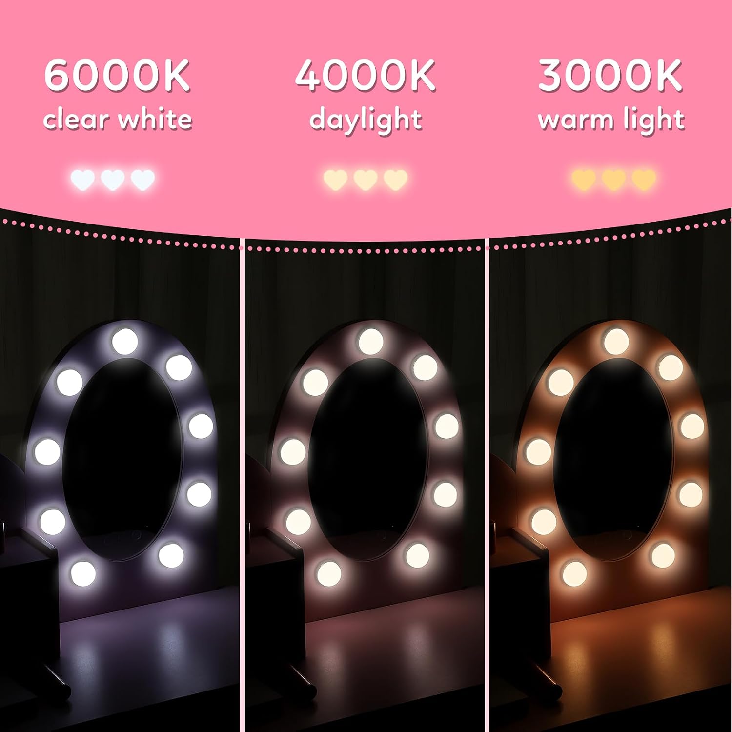 طقم مكياج للأطفال بتصميم أميرة - مراجعة Dressing Table Vanity With Lighted Mirror وسعره
