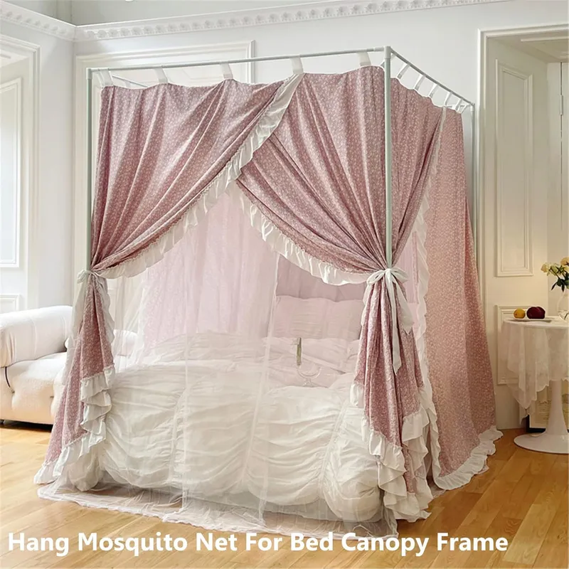 أعمدة إطار سرير ممتازة لسرير ك - مراجعة Canopy Bed Frame Metal Queen وسعره