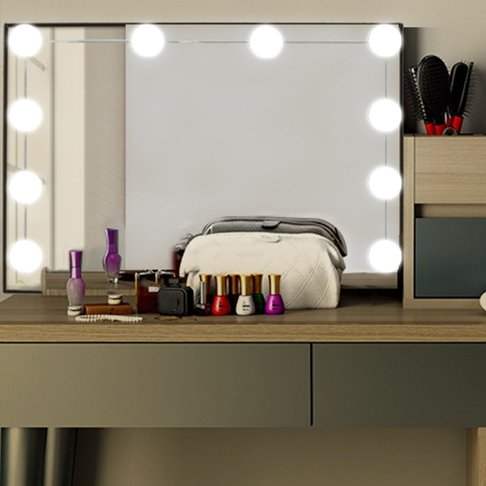 مجموعة واحدة من مصابيح LED لمر - مراجعة Dressing Table Vanity With Lighted Mirror وسعره