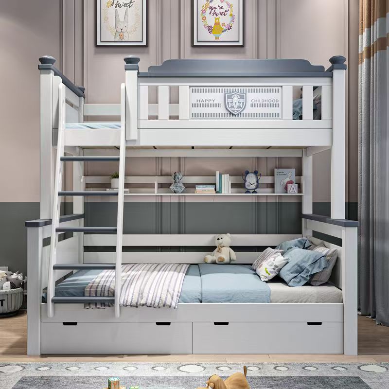 سرير أطفال خشبي رخيص الثمن لعا - مراجعة Bunk Bed With Stairs And Slide وسعره