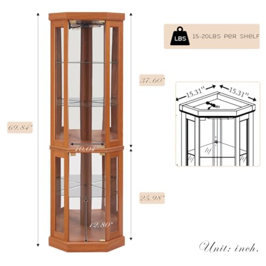 خزانة عرض زاوية لغرفة المعيشة  - مراجعة Storage وسعره
