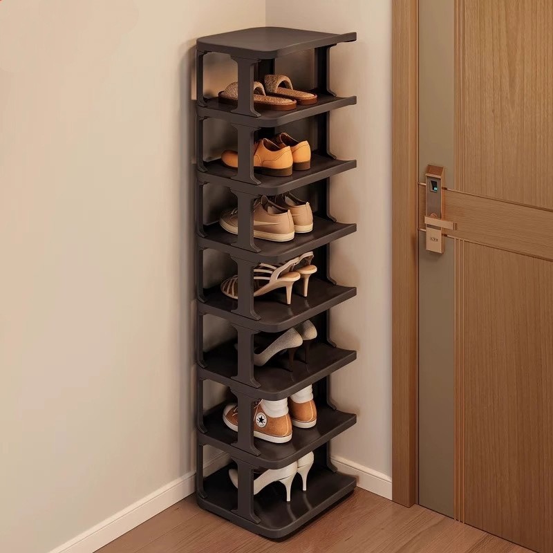 رف أحذية عمودي ضيق متعدد الطبق - مراجعة Shoe Rack Cabinet Narrow Entryway وسعره