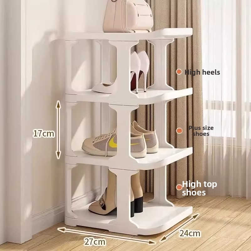 رف أحذية عمودي ضيق متعدد الطبق - مراجعة Shoe Rack Cabinet Narrow Entryway وسعره