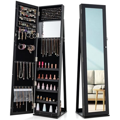خزانة مجوهرات مع مرآة كاملة ال - مراجعة Full Length Mirror Jewelry Armoire وسعره