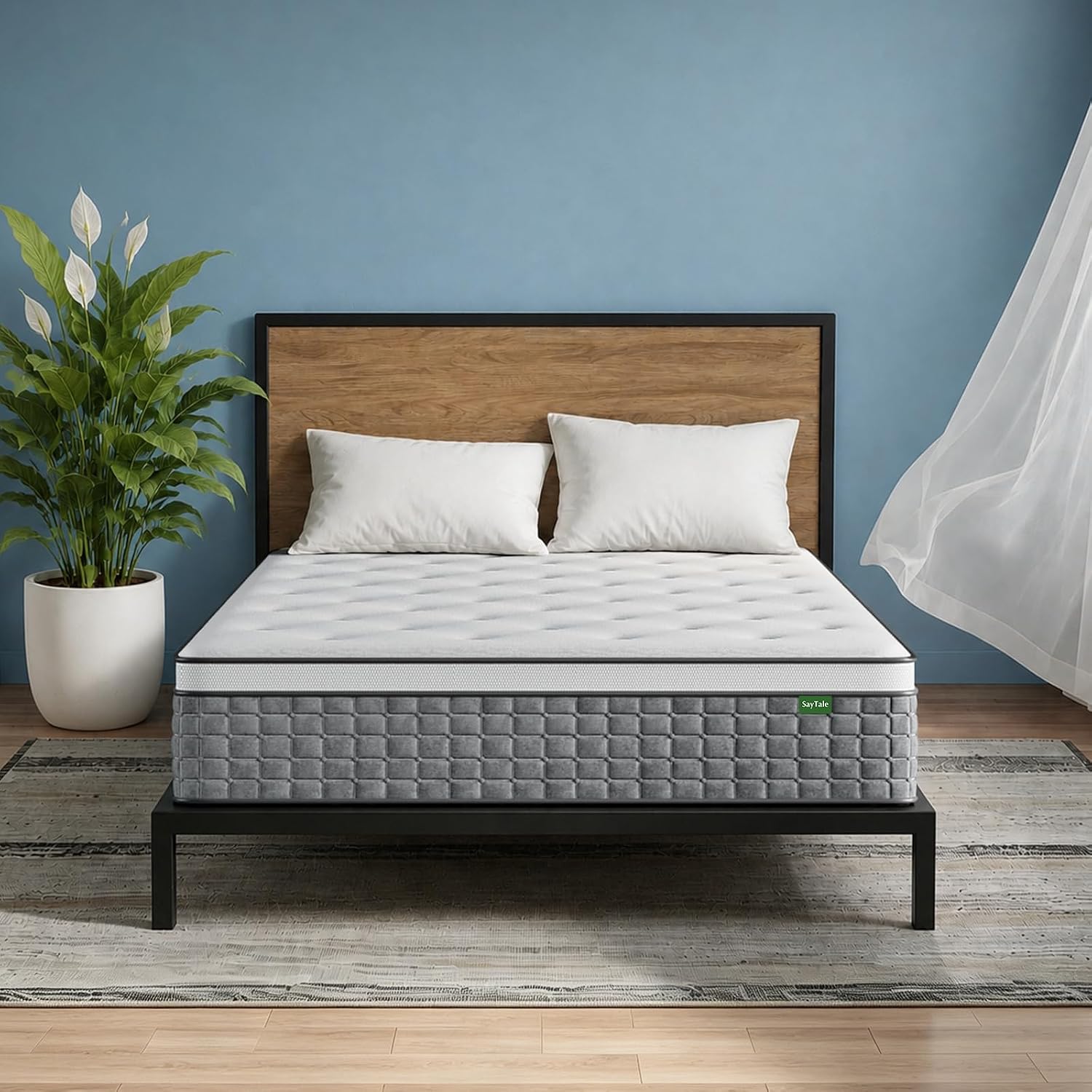 مرتبة كوين، مرتبة كوين هجينة ب - مراجعة Memory Foam Mattress In A Box Queen وسعره