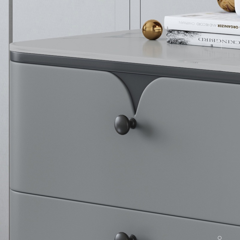 طاولة سرير عصرية من الخشب الصل - مراجعة Solid Wood Nightstand 2 Drawers وسعره